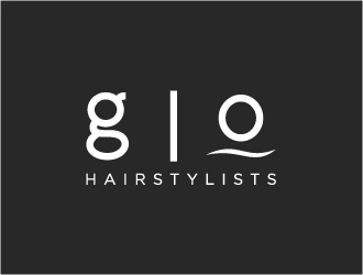 glo hairstylists  logo design by Fear
