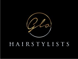 glo hairstylists  logo design by bricton
