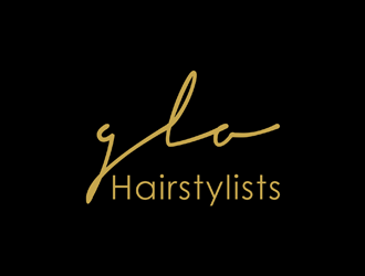 glo hairstylists  logo design by johana