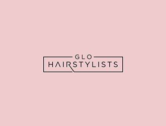 glo hairstylists  logo design by checx