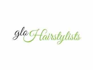 glo hairstylists  logo design by 48art