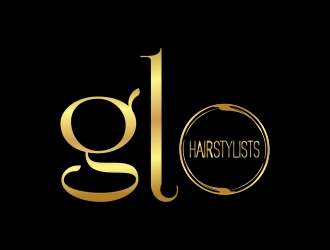 glo hairstylists  logo design by cikiyunn