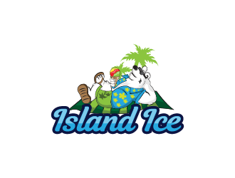 Island Ice  logo design by Donadell