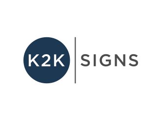K2K SIGNS logo design by Zhafir