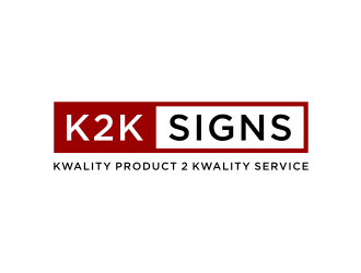 K2K SIGNS logo design by Zhafir