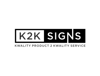 K2K SIGNS logo design by Zhafir