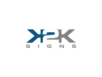 K2K SIGNS logo design by jancok