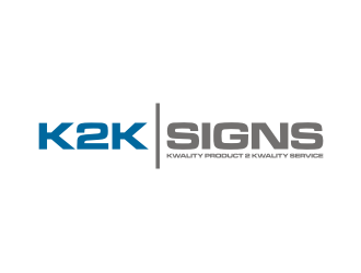 K2K SIGNS logo design by rief