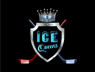 ICE QUEENS logo design by ManishKoli