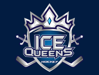 ICE QUEENS logo design by MCXL