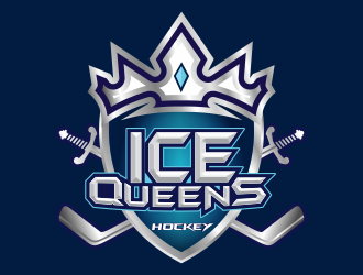 ICE QUEENS logo design by MCXL
