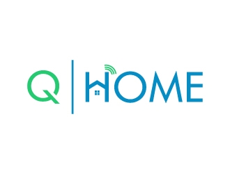 Q-Home logo design by wongndeso