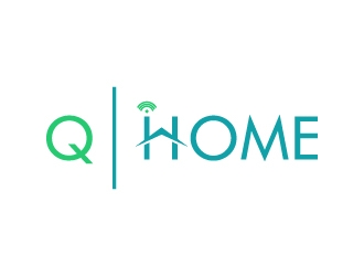 Q-Home logo design by wongndeso