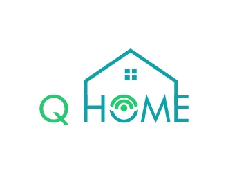 Q-Home logo design by wongndeso