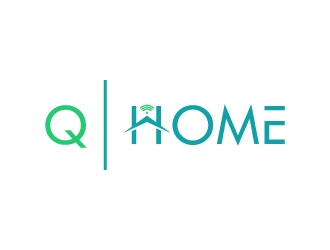 Q-Home logo design by wongndeso