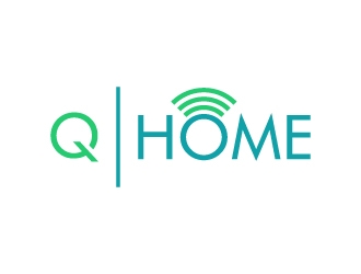 Q-Home logo design by wongndeso