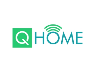 Q-Home logo design by wongndeso