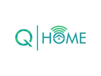 Q-Home logo design by wongndeso