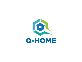 Q-Home logo design by pradikas31