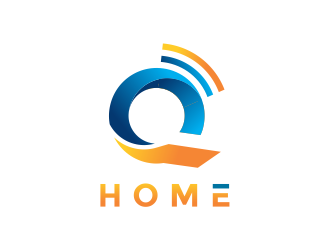 Q-Home logo design by Girly