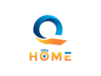 Q-Home logo design by Girly
