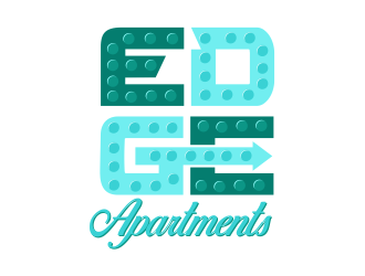 EDGE APARTMENTS logo design by bosbejo
