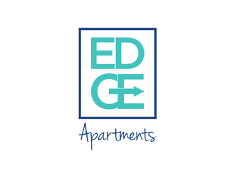 EDGE APARTMENTS logo design by johana