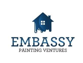 Embassy Painting Ventures logo design by nikkl