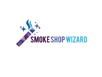 Smoke Shop Wizard logo design by coco