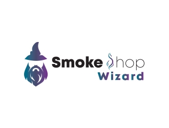 Smoke Shop Wizard logo design by heba