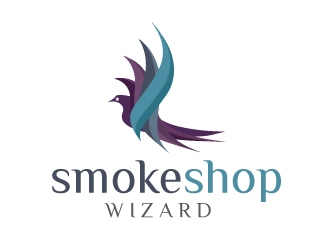 Smoke Shop Wizard logo design by limo