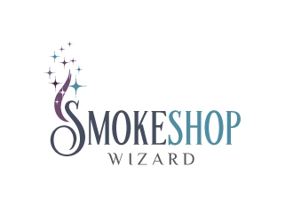Smoke Shop Wizard logo design by limo