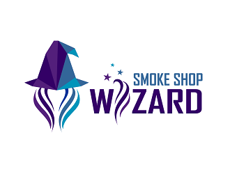 Smoke Shop Wizard logo design by haze
