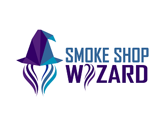 Smoke Shop Wizard logo design by haze