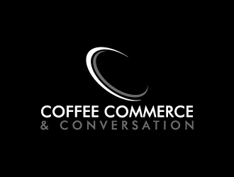 Coffee Commerce & Conversations  logo design by wongndeso