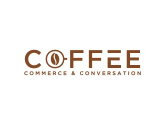 Coffee Commerce & Conversations  logo design by wongndeso
