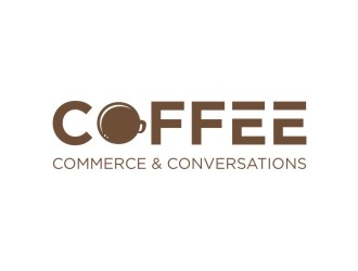 Coffee Commerce & Conversations  logo design by dibyo