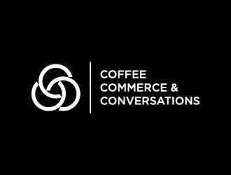 Coffee Commerce & Conversations  logo design by maserik