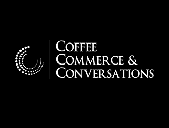 Coffee Commerce & Conversations  logo design by 3Dlogos