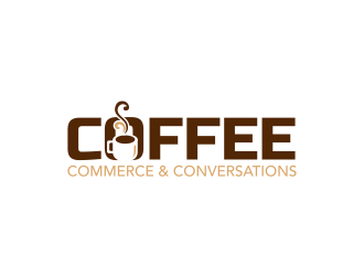 Coffee Commerce & Conversations  logo design by ingepro