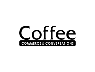 Coffee Commerce & Conversations  logo design by mckris