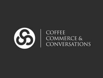 Coffee Commerce & Conversations  logo design by DPNKR