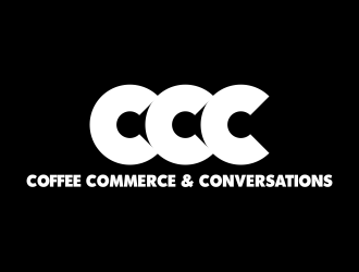 Coffee Commerce & Conversations  logo design by rykos
