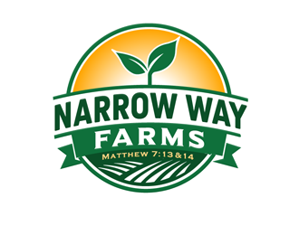 Narrow Way Farms logo design by megalogos