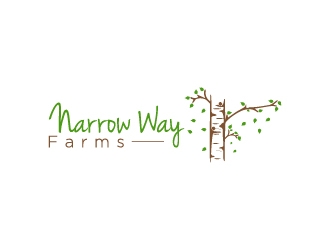 Narrow Way Farms logo design by wongndeso