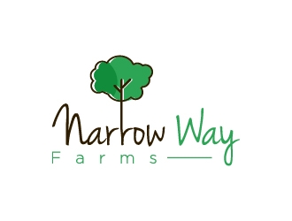 Narrow Way Farms logo design by wongndeso