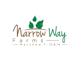 Narrow Way Farms logo design by wongndeso