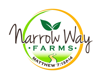 Narrow Way Farms logo design by megalogos