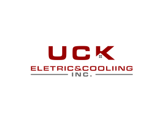 UCK ELETRIC&COOLIING INC. logo design by logitec