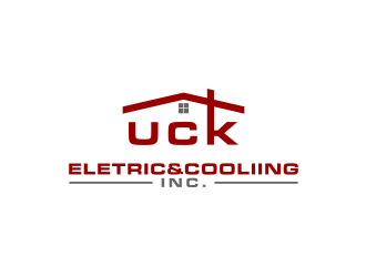 UCK ELETRIC&COOLIING INC. logo design by logitec